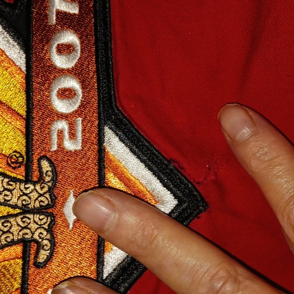 75th Anniversary Houston Rodeo 1932-2007 Red Long Sleeve Button Down Shi… - Picture 12 of 12